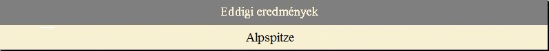Eddigi eredm�nyek - Alpspitze