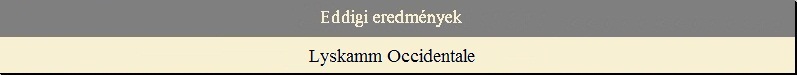 Eddigi eredm�nyek - Lyskamm Occidentale 4480 m